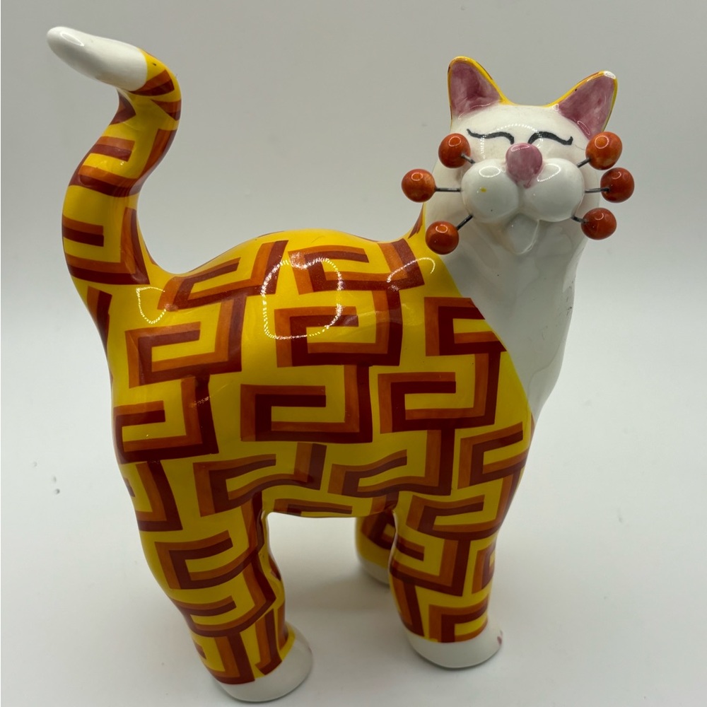 Amy Lacombe 2003 Whimsical Cat Figurine